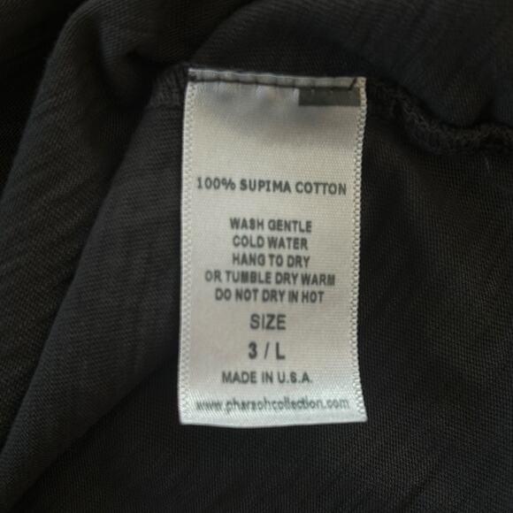 Pharaoh Collection Black Pia Pant in Vintage Satin Size 3/L - Picture 6 of 6